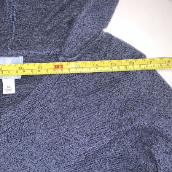 Sunday Women’s Rayon Blend Soft Knit Long Sleeve Hoodie Size XS - Picture 3 of 7